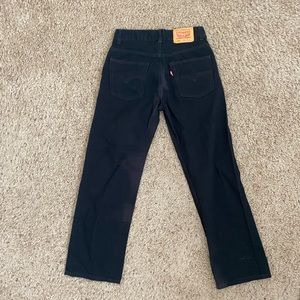 Boys Black Levi’s 550 size 14 27x27.